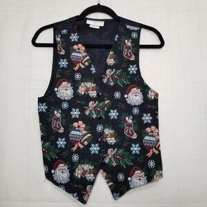 Vintage Petite Sophisticate &CO Christmas vest MP